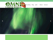Tablet Screenshot of omnicareersearch.com